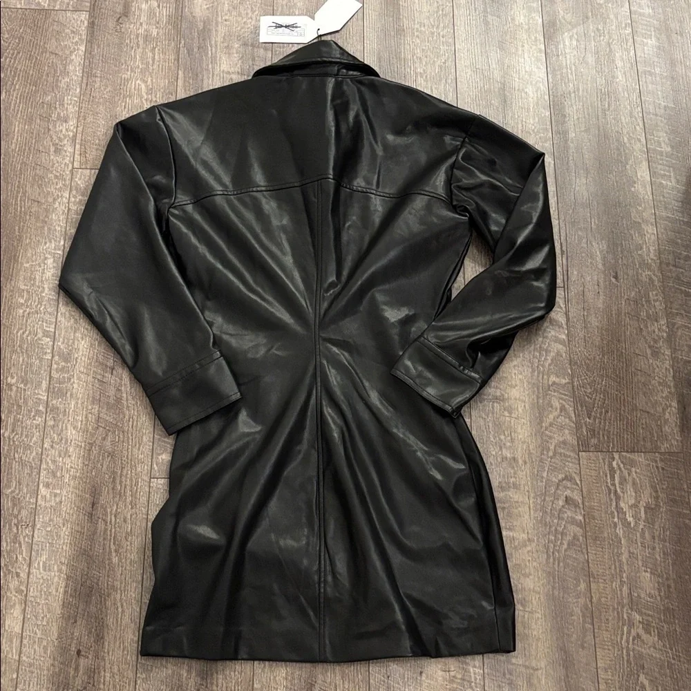 English Factory Faux Leather Dress - Picture 7 of 8